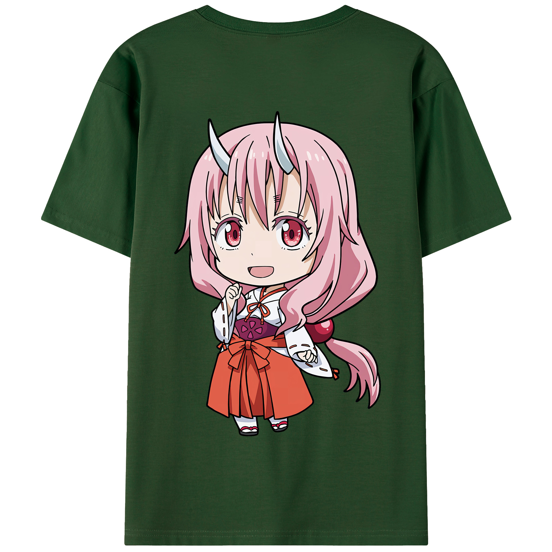 （画像用） 転スラ Regarding Reincarnated to Slime 綿100％半袖Tシャツ（背面プリント）